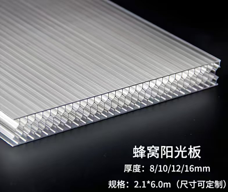 蜂窝PC阳光板规格展示